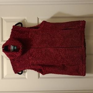 LL Bean Polartec Loose Pile Fleece Vest Size Large